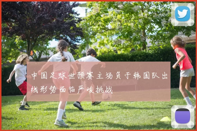 中国足球世预赛主场负于韩国队出线形势面临严峻挑战